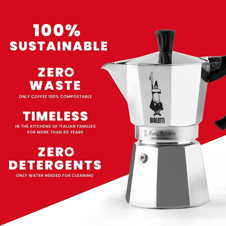 Bialetti Moka Espresso Maker - 6 Cup — Infusion Coffee & Tea Crafters