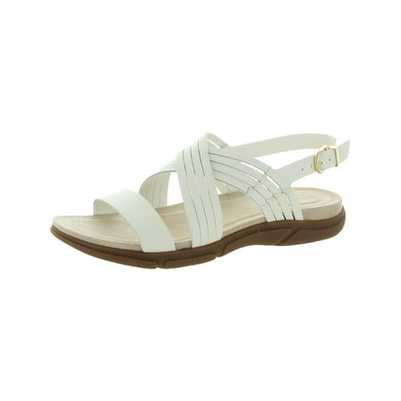 

Easy Spirit Womens Marlis Leather Padded Sole Slingback Sandals