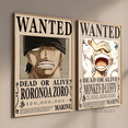 thumbnail image 4 of Póster de arte de anime retro de One Piece, pegatinas, murales de pared, decoración de sala de juegos, regalos, pintura en HD, 4 of 5