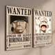 thumbnail image 4 of Póster de arte de anime retro de One Piece, pegatinas, murales de pared, decoración de sala de juegos, regalos, pintura en HD, 4 of 5