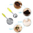 thumbnail image 3 of 10-piece 18/8 Measuring Cups and Spoons Set, Ejoyous Stainless Steel Kitchen Tool with Colorful Silicone Handle Grip for Baking Accessories (Multicolor) Cocina Octpeak NO, 3 of 8