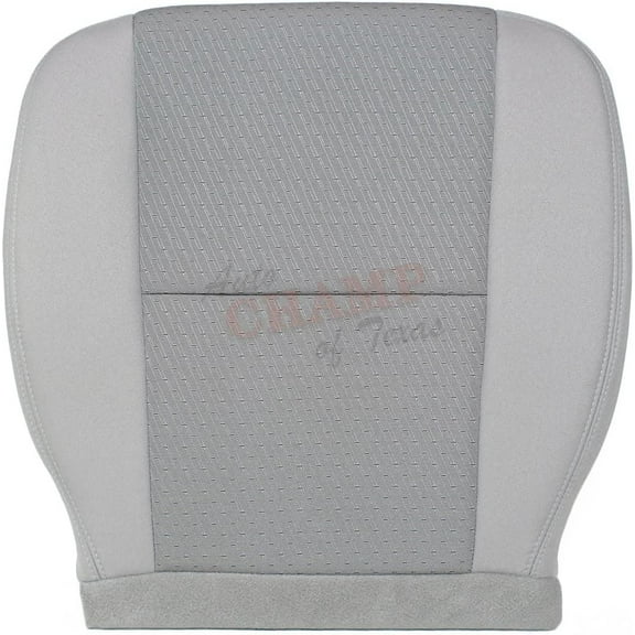 Auto Champ Of Texas: Compatible with - 2009-2014 GMC Yukon SLE SLT XL -Passenger Side Bottom Cloth Seat Cover Gray