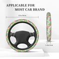 thumbnail image 3 of Balery Tropical Flamingo Fundas elásticas antideslizantes para volante, funda protectora universal para hombre y mujer, 15 pulgadas, accesorios para coche., 3 of 6