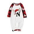 thumbnail image 2 of Onlypjs Monogram A–Z Family Matching Christmas Pajamas for Women, Men, Couples, 2 of 6