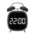 thumbnail image 4 of Reloj de despertador digital decoración del hogar de doble campana gran alarma de alarma de la para la mesa para dormitorios dormitorios habitaciones, 4 of 10