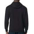 thumbnail image 2 of Men's Starter Black Colorado Avalanche Mesh Look Team Name Logo Tri-Blend Pullover Hoodie, 2 of 2