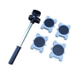 thumbnail image 4 of Deslizadores para mover muebles Strade Fareast Limited 5 piezas Acero al carbono, 4 of 8