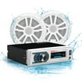 thumbnail image 3 of BOSS Audio Systems MCK632WB.6 Marine Stereo & 2 Speakers Combo – Bluetooth Receiver with AM/FM/CD, 3 of 9