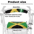 thumbnail image 6 of HELLHERO Jamaican Flag Rollator Walker Seat Covers Non-Slip Fit for Elderly Adults Removable and Washable Walker Rollator Seat Back Cover for The Elderly, 6 of 7