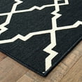 thumbnail image 2 of Oriental Weavers Marina Area Rug 7763K Black Diagonal Jagged 5' 3" x 7' 6" Rectangle, 2 of 3