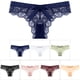 thumbnail image 4 of Bragas Tangas de algodón Íntimos sin costuras Cintura baja Recorte transparente Pajarita Tanga de encaje, 4 of 6