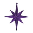 thumbnail image 1 of Vickerman M167266 8 in. Purple Glitter Bethlehem Star Ornament - 4 per Box, 1 of 3