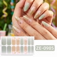 thumbnail image 6 of YTTAL  Gradient Glitter Nail Polish Strips - Full Wrap Self-Adhesive Nail Stickers, Waterproof DIY Manicure Decals for Women Girls, 6 of 6