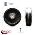 thumbnail image 2 of SCC - 6" Phenolic Wheel Only w/Roller Bearing - 3/8" Bore - 800 lbs Capacity, 2 of 2
