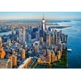 thumbnail image 2 of 500 Piece Jigsaw Puzzle, Sunset over Manhattan, New York, NYC, cityscape puzzle, USA, Adult Puzzles, Castorland B-53674, 2 of 5