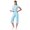 b20-Sky Blue, variant on KPOPLK Womens 2 Piece Workout for Summer Fall Athletic Gym Pilates Yoga Slim Fit Short Sleeve Tee Shirt and Pant Outfit Set Black,Size L