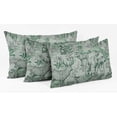 thumbnail image 3 of Vargottam Luxury, Printed Mint Green5 CushionCoversDecorative PillowCoversLumbarThrow Pillowcase -20x12Inches, 3 of 6