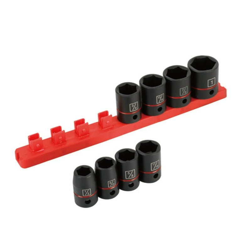 Hyper Tough 9-Piece 1/2-inch Drive Impact Socket Set (SAE