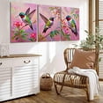 thumbnail image 2 of Hieng Modern Classic Art Canvas Print Hummingbird Canvas Painting Small Birds Original Oil Art Animals Artwork Nursery Wall Art Unframed, 2 of 6