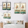 thumbnail image 4 of Designart "Oceanic Odyssey Balloon Over Waves" Hot Air Balloon Wall Art Set Of 2 - Teal Transportation Gallery Set For Office Decor, 4 of 7