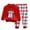 Rouge1, variante sur PMVFHDE Tenues & Ensemble de Vêtements de Nuit pour Garçons et Filles Pyjamas à Manches Longues Vêtements de Maison Confortables Vêtements de Nuit Doux pour Bébé Beige, 3-4 Ans