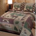 thumbnail image 1 of Greenland Home Moose Lodge Quilted Bedding Set, King, Natural, 1 of 5