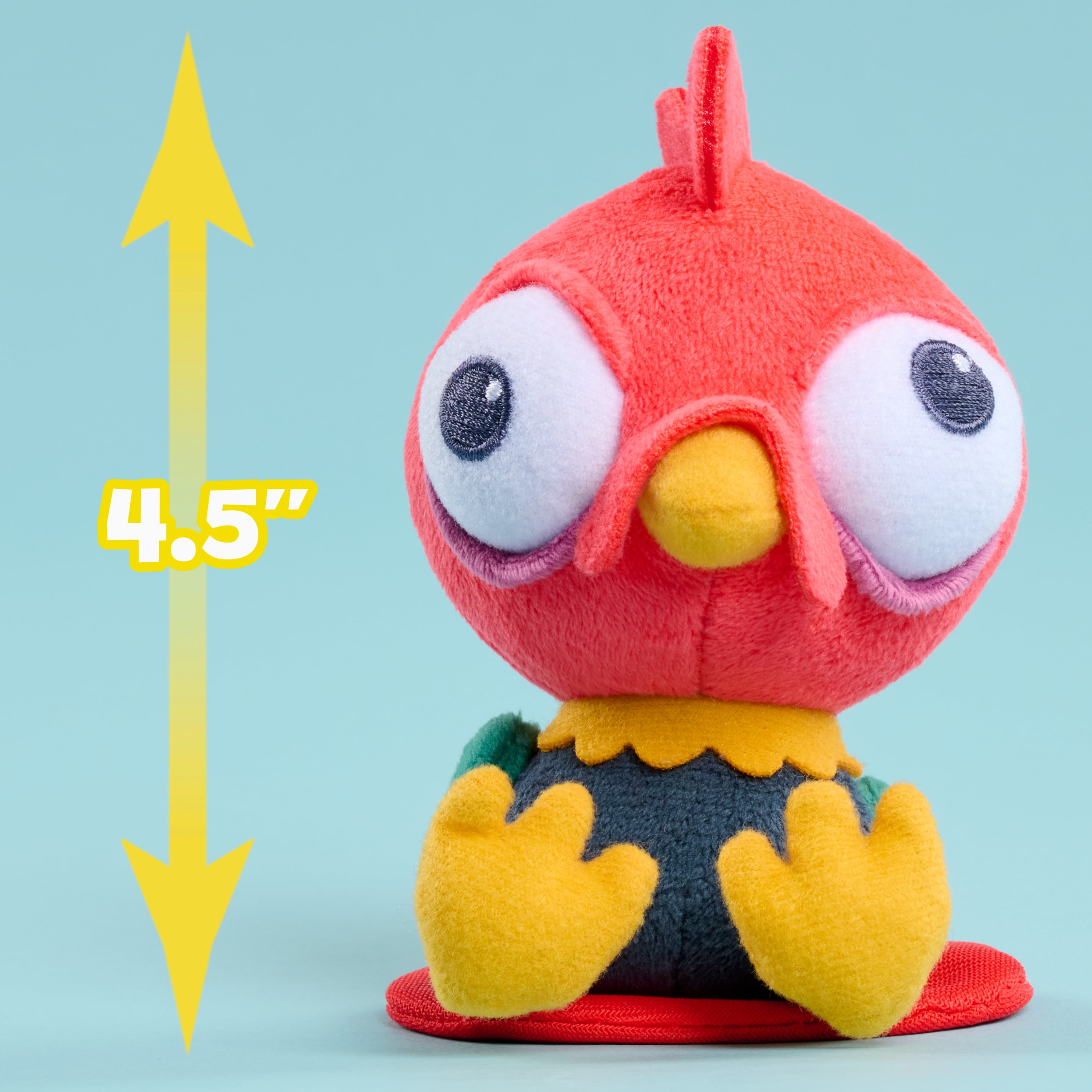 Peluche Heihei Disney Princess Frozen Perch’d Shoulder, peluche portable à porter sur l’épaule, pour enfants de 2 ans et plus