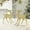 Gold, variant on Fmbmuo Silver Glitter Reindeer Cute Tabletop Valentine's Day Decorations, Art Deco Shatterproof Gift Plastic Home Decor for Living Room
