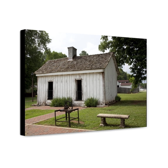 Canvas Print: The Grounds And Interiors Of Ivy Green, The House Where Helen