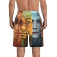 thumbnail image 3 of Outer Banks Characters Men's Beach Shorts Swim Trunks Casual Quick Dry Board Shorts Swimwear with Mesh Lined and Pockets, 3 of 8