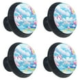 thumbnail image 2 of 4 Pcs Clouds Knobs for Kitchen Cabinet Cupboard Dresser Bookcase Drawer Pulls Handles Round Home Decor, 2 of 8