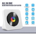 thumbnail image 2 of Reproductor de CD Gueray portátil de escritorio Bluetooth con altavoz HiFi, 2 of 8