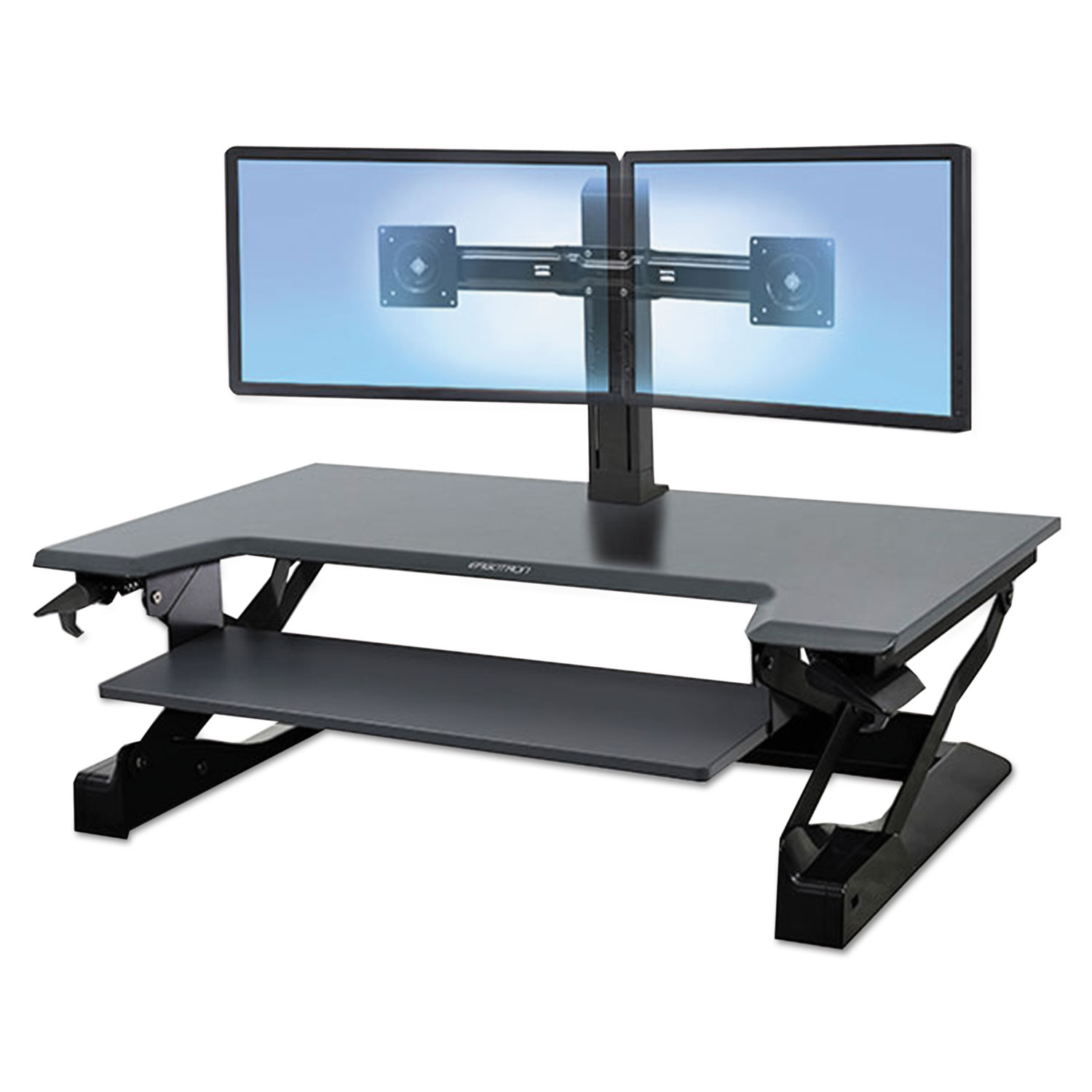 Ergotron WorkFit-TL Adjustable Sit to Stand Standing Desk Workstation Converter - image 4 of 6