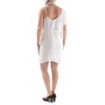 thumbnail image 2 of 1. STATE $119 Womens New 1334 White Ruffled Spaghetti Strap Shift Dress 6 B+B, 2 of 2