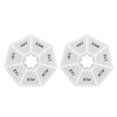 thumbnail image 1 of 2 Times A Day Medicine Organizer For Pill Box For Holder Medication Rack Travel Dispenser Weekly Medicine For Organizer Dispensing Small, 1 of 8