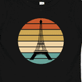 thumbnail image 4 of Inktastic Paris Eiffel Tower Retro Sunset Boys or Girls Baby T-Shirt, 4 of 5