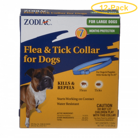 Zodiac Flea & Tick Collar for Large Dogs 1 Collar - (7 Month Protection) - Pack of