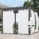 thumbnail image 1 of Cortinas para exterior impermeables Easy-Going para patio, blancas, 1 of 8