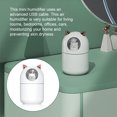 thumbnail image 4 of Advancent Humidificador de aire 300ML Difusor humectante de cabecera recargable con luz nocturna Auto-apagado Quiet Mist Maker Blanco Electrodomésticos Blanco Advancent HA063797-01, 4 of 6