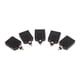 thumbnail image 1 of 5 Piezas shamjiam RCA Negro A 2RCA Splitter Adaptador De Vídeo Enchufe de cable de audio, 1 of 9