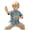 Green, variant on Kids Boys KungFu Outfit Size 4-5 Years Embroidery Tang Uniform Martial Arts Suits Yellow