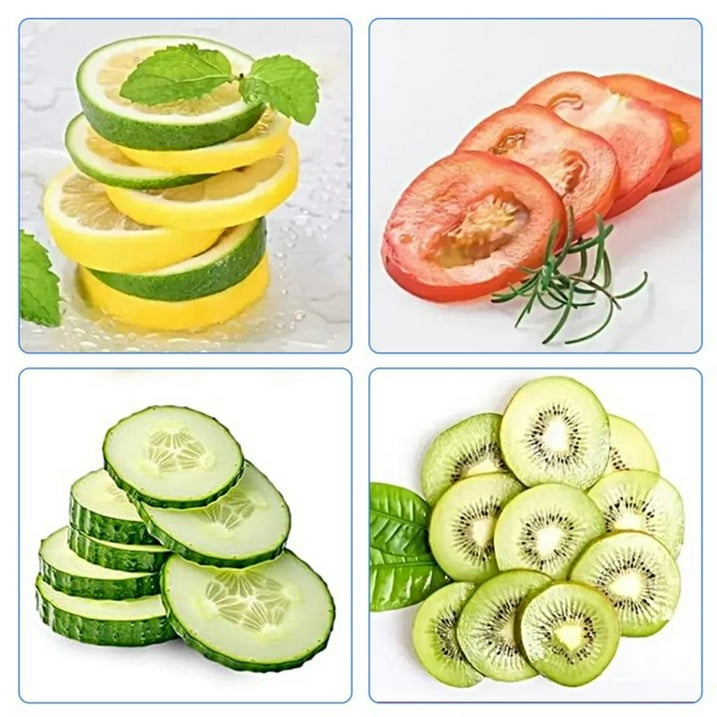 ONCE FOR ALL Mandoline Food Slicer, Adjustable Slices 0.1-8mm, Gray