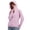 Pink, variant on Women's Hooded Full Zip Long Sleeve Sun Protection Jacket, Ultra-Lightweight Breathable Quick Dry Outerwear, Mask Integrated Thumbhole Coat for Outdoor Hiking Daily