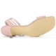 thumbnail image 5 of Sandalias de Tacón de aguja con Cordones Arriba punta Abierta para Mujer Allegra K Rosa polvo 36, 5 of 6
