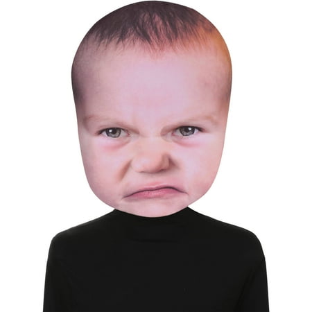 Baby Angry Face Mask Adult Halloween Accessory