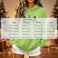 thumbnail image 4 of ThriftyPlait Women's Trendy Christmas Hoodie Pullover Warm Loose Fit Holiday Kangaroo Pocket Sweatshirt Long Sleeve Casual Farm Shirt, 4 of 6