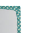 thumbnail image 3 of Ambesonne Geometric Fitted Sheet, Aqua Checked Tile, Queen Size, Turquoise Ivory, 3 of 3