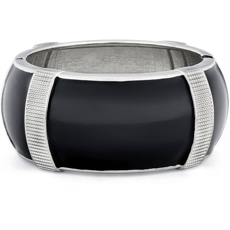 Fitbit Black Enamel Textured Enhancer Bangle Bracelet for Fitbit Charge