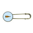 thumbnail image 1 of Summer Sail Brown Fort Pixel Retro Metal Brooch Pin Clip Jewelry, 1 of 3