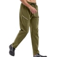 thumbnail image 4 of YUELONGHU Adult Men Casual Pants Khaki Pants Mens Men's Outdoor Quick Drying Pants Men's Hiking Pants Casual Breathable Stretch Sports Pants Loose Charging Pants, 4 of 6